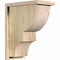 Ekena Millwork Ridgewood Rough Sawn Corbel w/Backplate, Douglas Fir, 8"W x 14"D x 18"H COR08X14X18RID01RDF - alternate 1